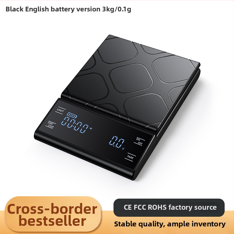 DH-E70 Elektronička vaga za kavu za espresso - 5 kg kapaciteta, elektroničko mjerenje, napajanje AAA x3 i USB kabel