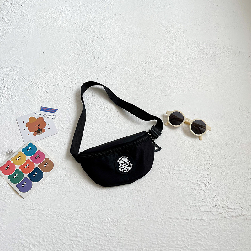 Unisex platnasta crossbody torbica za djecu, 1 L kapaciteta, prozračna, otporna na habanje, zaštita od krađe, podstava od poliestra, korejski stil