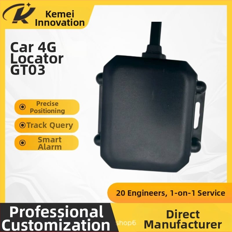 4G auto sledovač, dvojpásmový, vysoká presnosť, vodotesný lokalizátor pre polohovanie a monitorovanie stavebných vozidiel, komunálnych vozidiel a bagrov
