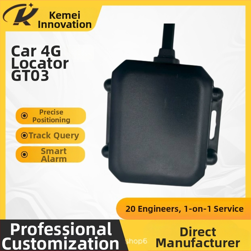 4G auto sledovač, dvojpásmový, vysoká presnosť, vodotesný lokalizátor pre polohovanie a monitorovanie stavebných vozidiel, komunálnych vozidiel a bagrov