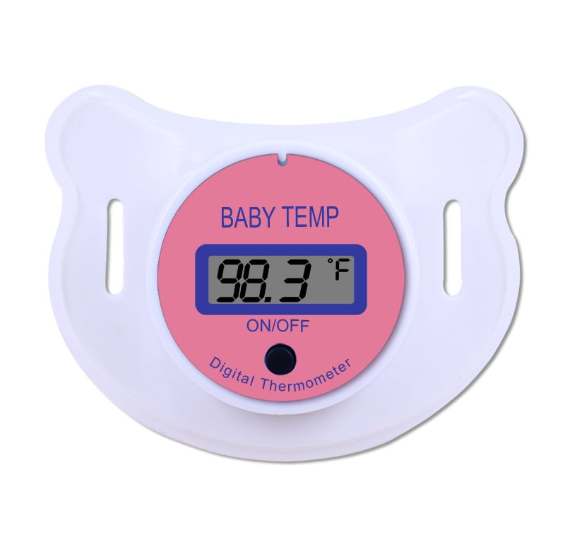 Termometru suzetă DT101 — Brand Good luck, baterie AG3, pentru sugari, utilizare ca suzetă