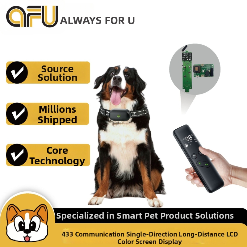 Anfuyou Afu-jjlxgq zariadenie na výcvik psov – Plastové, Ovládanie tlačidlom, na krk, Bezdrôtový dosah 5–10 m, Hmotnosť 1 kg