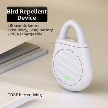 Ultrazvukový odpudzovač škodcov pre psov, vonkajšie použitie, PVC, 19 g, šnúrka na nosenie, ovládanie tlačidlom, ochrana proti blchám, kliešťom, parazitom a komárom