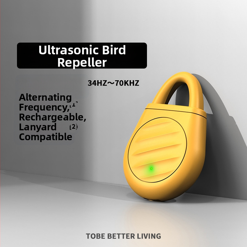 Ultrazvukový odpudzovač škodcov pre psov, vonkajšie použitie, PVC, 19 g, šnúrka na nosenie, ovládanie tlačidlom, ochrana proti blchám, kliešťom, parazitom a komárom