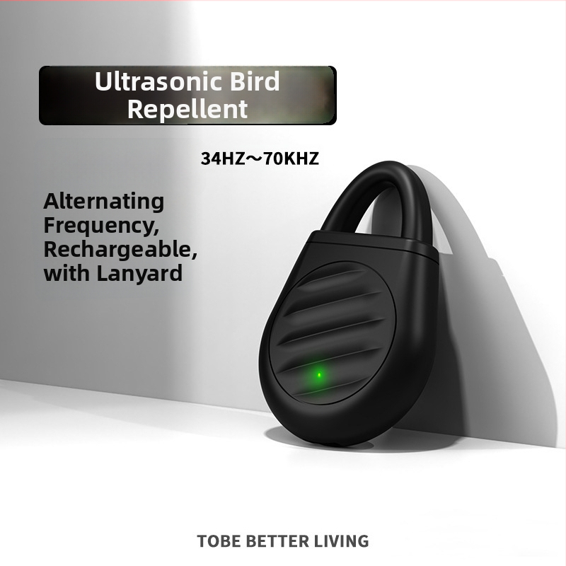 Ultrazvukový odpudzovač škodcov pre psov, vonkajšie použitie, PVC, 19 g, šnúrka na nosenie, ovládanie tlačidlom, ochrana proti blchám, kliešťom, parazitom a komárom
