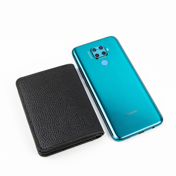 PU bőrből készült érmepénztárca, függőleges négyzetes formájú, egyszínű, ID rekesz, nyílt kivitel, PIERU S0605