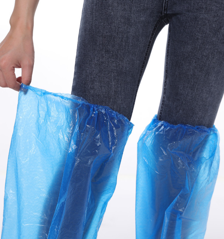 Acoperire de pantofi de unică folosință, cu lungime mărită, grosime 0,02, impermeabilă și rezistentă la praf, PE