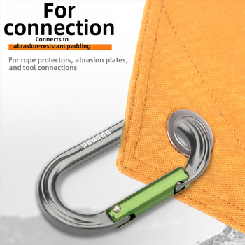 Barhar karabín s tvarom O, Quick-Hook, hliník