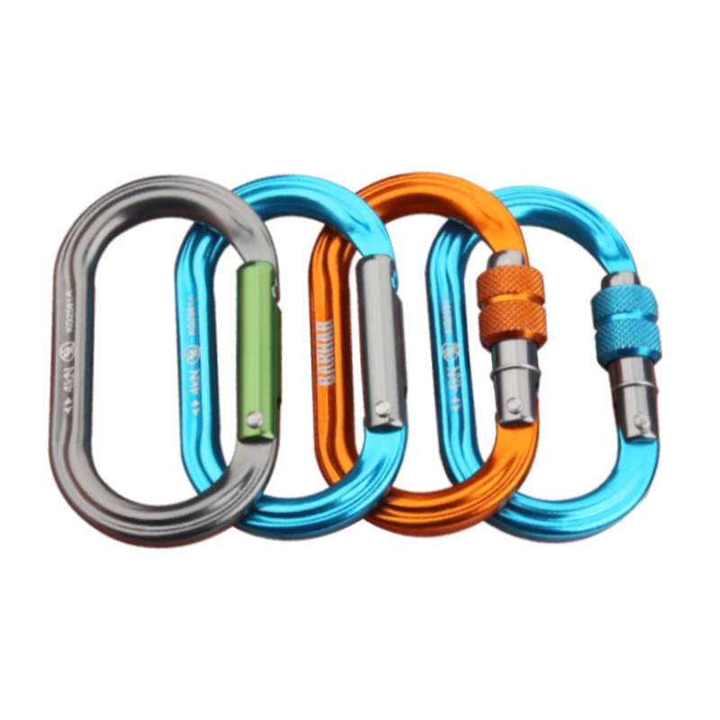 Barhar karabiner s O-oblikom, Quick-Hook, aluminij