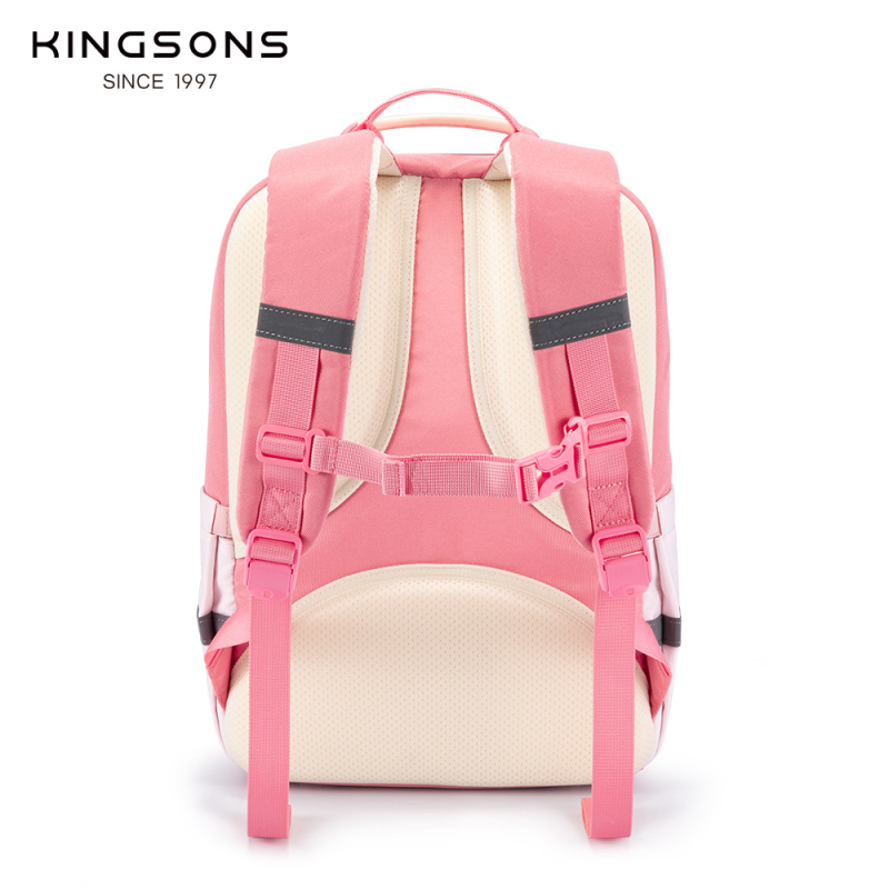 Kingsons Ultra-lagana školska torba s zaštitom kralježnice i jastučićima na ramenskim trakama, unisex, za 3. i 4. razred, cartoon stil