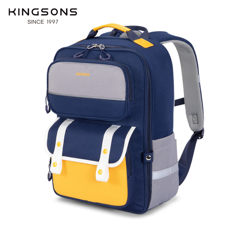 Kingsons Ultra-lagana školska torba s zaštitom kralježnice i jastučićima na ramenskim trakama, unisex, za 3. i 4. razred, cartoon stil