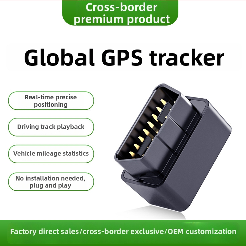 OBD II GPS lokátor pre vozidlo - 4G, sledovanie polohy v reálnom čase, globálne pokrytie, alarm proti strate, zabudovaná anténa