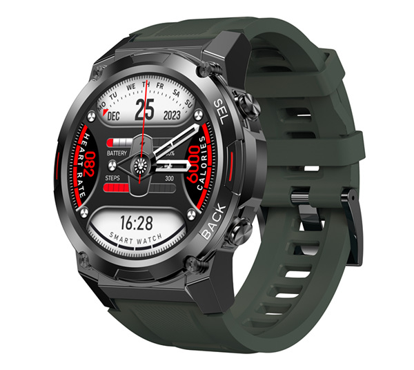 Έξυπνο ρολόι με κλήσεις Bluetooth, οθόνη AMOLED 1,43 ιντσών, παρακολούρηση οξυγόνου αίματος, παρακολούθηση καρδιακών παλμών, IP68 αδιάβροχο