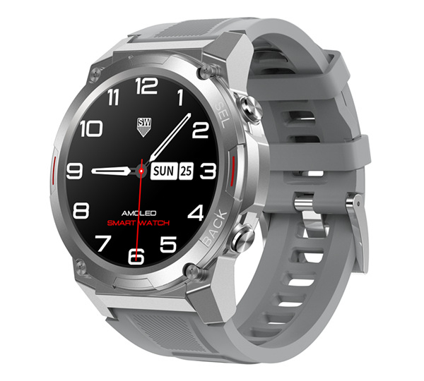 Έξυπνο ρολόι με κλήσεις Bluetooth, οθόνη AMOLED 1,43 ιντσών, παρακολούρηση οξυγόνου αίματος, παρακολούθηση καρδιακών παλμών, IP68 αδιάβροχο