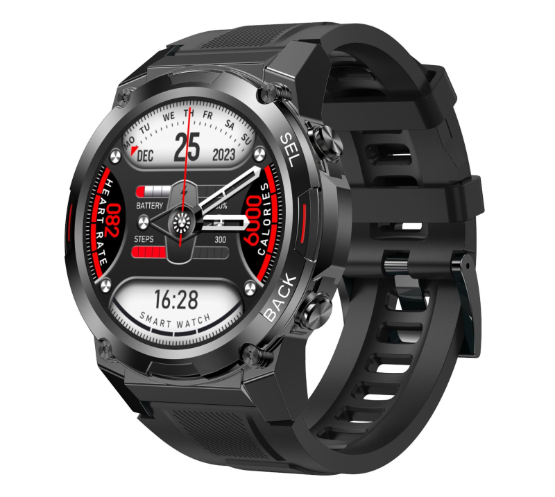 Έξυπνο ρολόι με κλήσεις Bluetooth, οθόνη AMOLED 1,43 ιντσών, παρακολούρηση οξυγόνου αίματος, παρακολούθηση καρδιακών παλμών, IP68 αδιάβροχο
