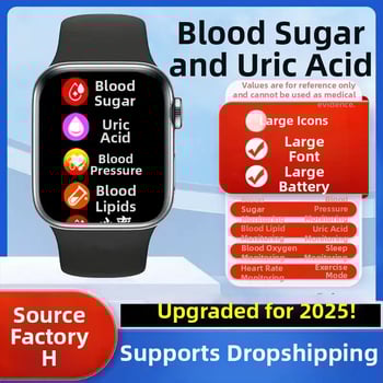 Smartwatch S10: meranie srdcového tepu, meranie krvného tlaku, meranie telesnej teploty, meranie kyslíka v krvi, sledovanie spánku