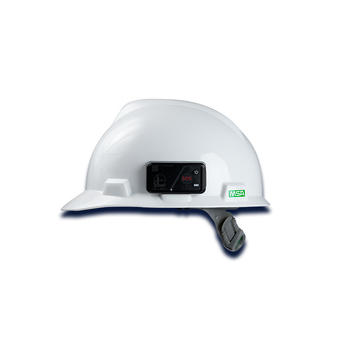 GPS локатор за каска със 5 м точност на GPS, аларми SOS/мобилен/ограден периметър, 1024 MB памет, IP67 водоустойчив, живот на батерията 3 дни