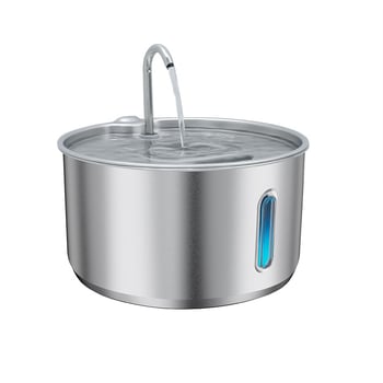 Kisállat-ivóvíz-adagoló 304 rozsdamentes acélból, leszerelhető, 4L kapacitás, macskák és kutyák számára