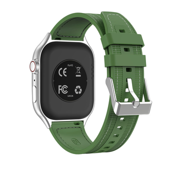 Smartwatch s meraním srdcového tepu, spánku, krvného tlaku a saturácie kyslíkom; meranie telesnej teploty, krokomer, Bluetooth, vodotesný, výdrž až 7 dní