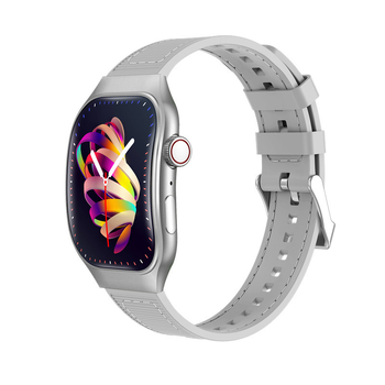 Smartwatch s meraním srdcového tepu, spánku, krvného tlaku a saturácie kyslíkom; meranie telesnej teploty, krokomer, Bluetooth, vodotesný, výdrž až 7 dní