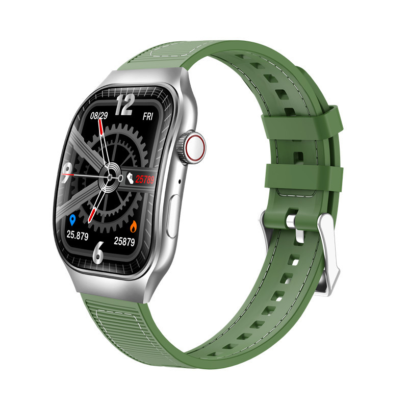 Smartwatch s meraním srdcového tepu, spánku, krvného tlaku a saturácie kyslíkom; meranie telesnej teploty, krokomer, Bluetooth, vodotesný, výdrž až 7 dní