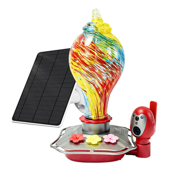 Ταΐστρα για πουλιά με κάμερα, αποσπώμενη, γυάλινο υλικό, Υποστήριξη εφαρμογής, Μοντέλο BW2-2 Owl