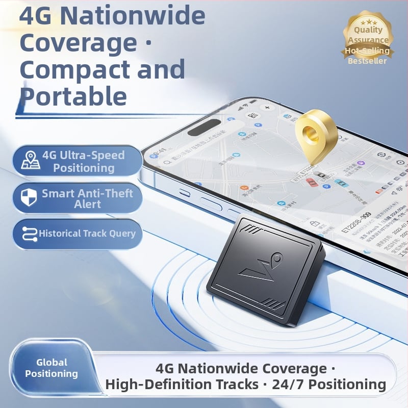 GPS локатор трекер — Beidou позициониране, GPS+LBS+WIFI антена, 5 м точност, аларми: вибрация, мобилен сигнал, ограда, превишена скорост, 360 ч батерия