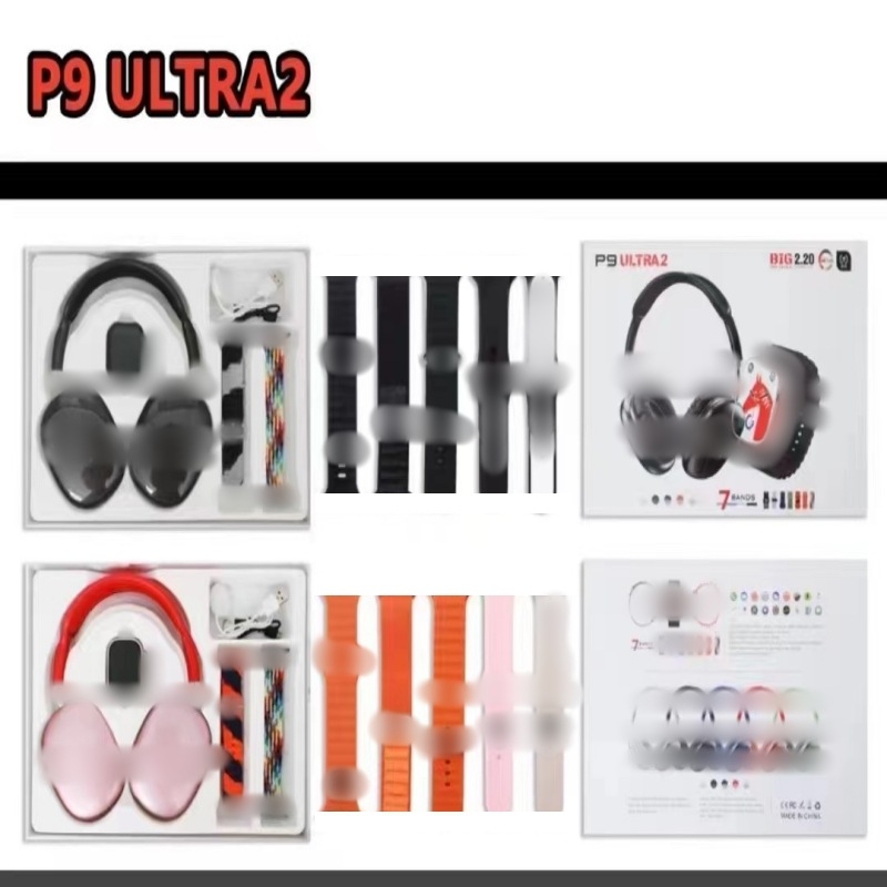 P9Ultra pametni sat s AMOLED zaslonom, Bluetooth pozivi, praćenje sna, mjerenje otkucaja srca, vodootporan