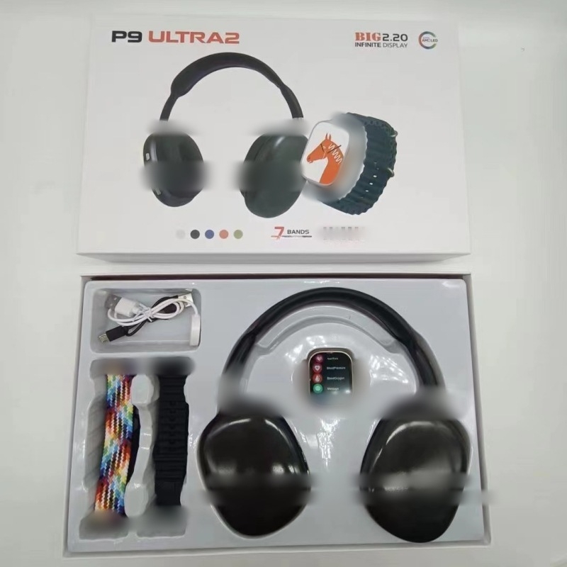 P9Ultra pametni sat s AMOLED zaslonom, Bluetooth pozivi, praćenje sna, mjerenje otkucaja srca, vodootporan