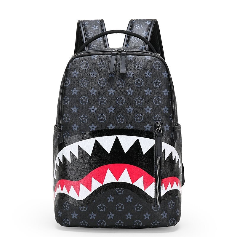 Ruksak s kariranim uzorkom, PU materijal, 20–35L, vodootporan, naramenice s zračnim jastukom — unisex, gradski stil