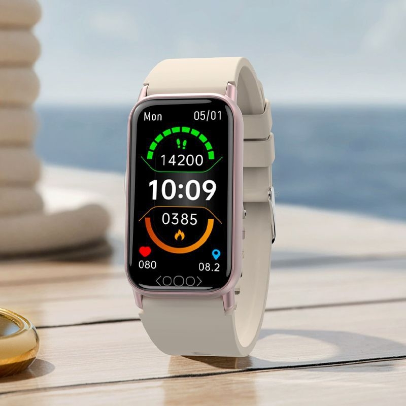 Brățară inteligentă pentru sănătate și fitness, cu monitorizare a ritmului cardiac, oxigen din sânge, somn, număr de pași și tensiune arterială (ritm cardiac, oxigen, somn, pași, tensiune)