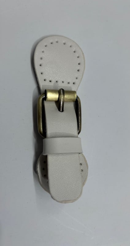 Αξεσουάρ τσάντας από γνήσιο δέρμα - Οβάλ αγκράφα, patchwork σχέδιο, δι-στρωματικό δέρμα, προσαρμόσιμο, άνοιξη 2024