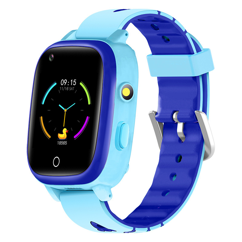 Vaikų 4G išmanusis laikrodis su širdies ritmo, kraujospūdžio, deguonies lygio ir GPS stebėsena