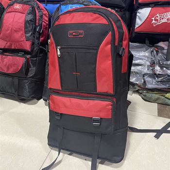 Utazó hátizsák 20–35L nylonból, Uniszex, Légáteresztő, Ütésálló, Utcai stílus