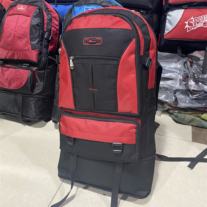 Utazó hátizsák 20–35L nylonból, Uniszex, Légáteresztő, Ütésálló, Utcai stílus