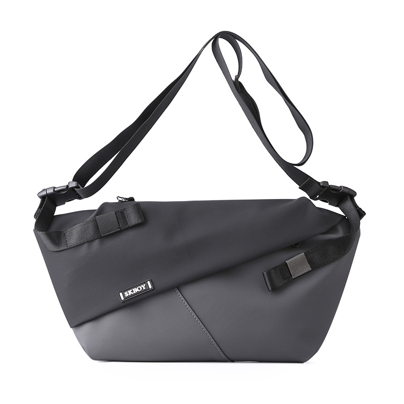 Muška crossbody torba za poslovna putovanja, PU materijal, otporna na habanje, proširiva, olakšava nošenje