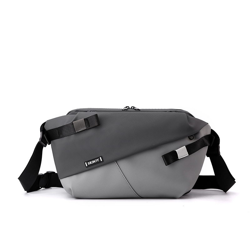 Muška crossbody torba za poslovna putovanja, PU materijal, otporna na habanje, proširiva, olakšava nošenje