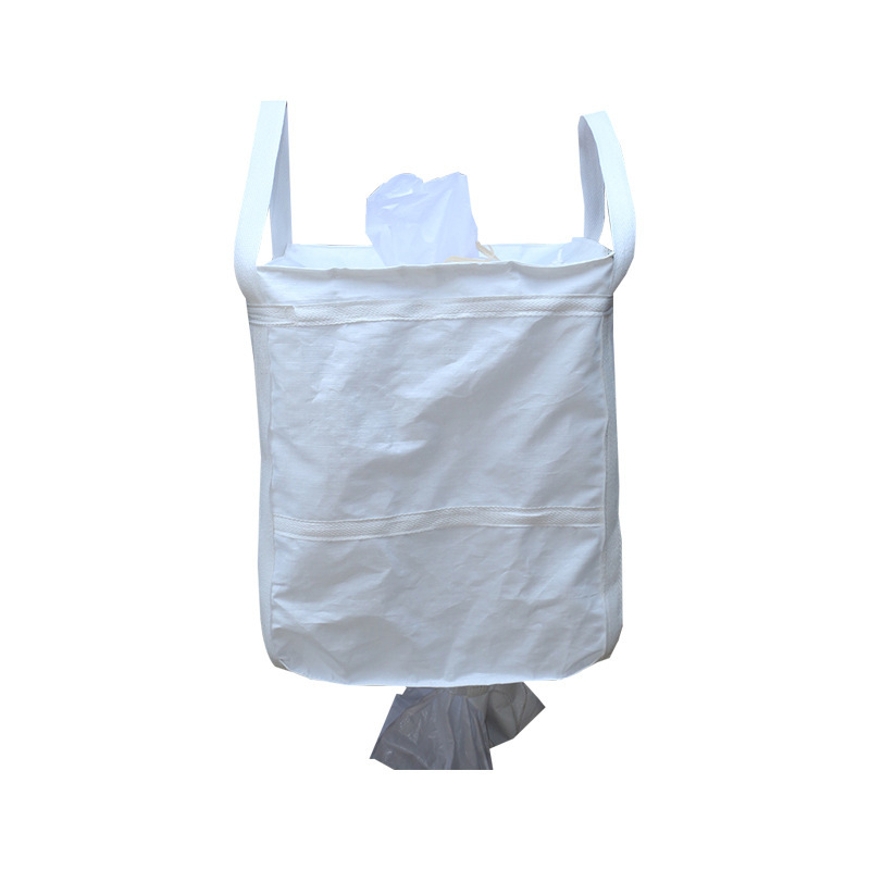 PP ton vreća s gornjim otvorom za unos i donjim izlazom, dvije petlje za podizanje, samouzavarenje, otisak loga