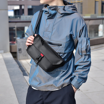 Muška crossbody torba – veliki kapacitet, otporna tkanina, gradski stil, KAMUANG