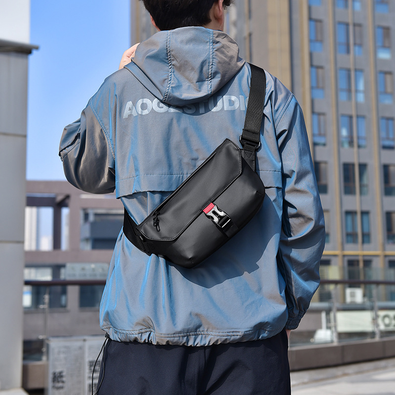 Muška crossbody torba – veliki kapacitet, otporna tkanina, gradski stil, KAMUANG