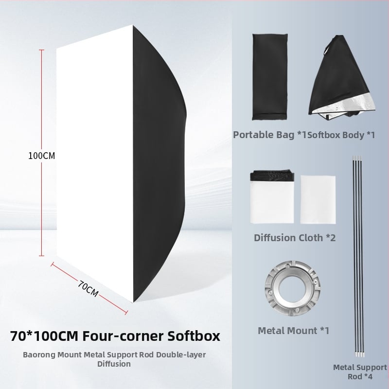 BR5656 Студио светлина, алуминиева сплав, максимално натоварване 2–5 кг, тегло 1 кг