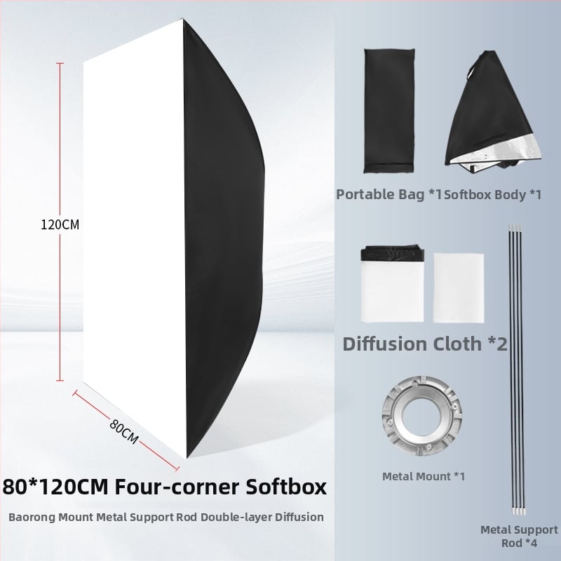 BR5656 Студио светлина, алуминиева сплав, максимално натоварване 2–5 кг, тегло 1 кг
