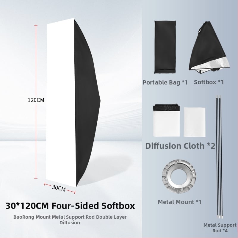 BR5656 Студио светлина, алуминиева сплав, максимално натоварване 2–5 кг, тегло 1 кг