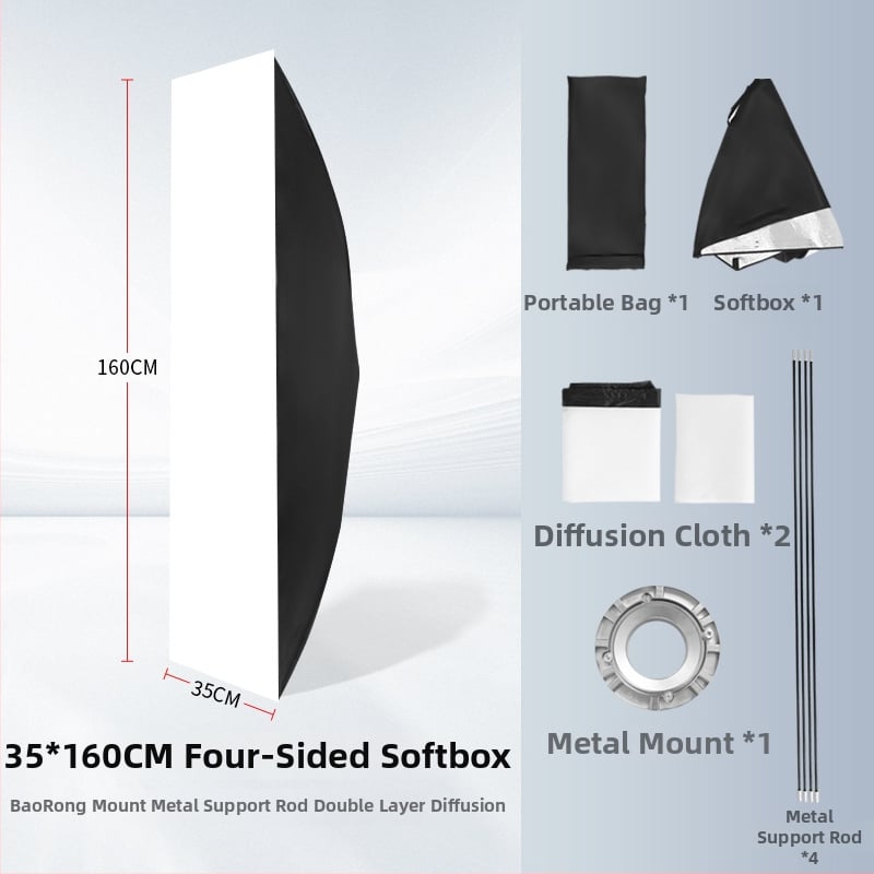 BR5656 Студио светлина, алуминиева сплав, максимално натоварване 2–5 кг, тегло 1 кг