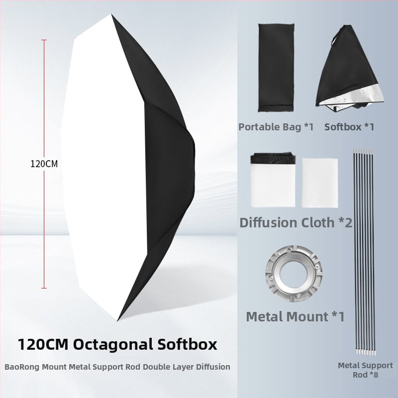 BR5656 Студио светлина, алуминиева сплав, максимално натоварване 2–5 кг, тегло 1 кг