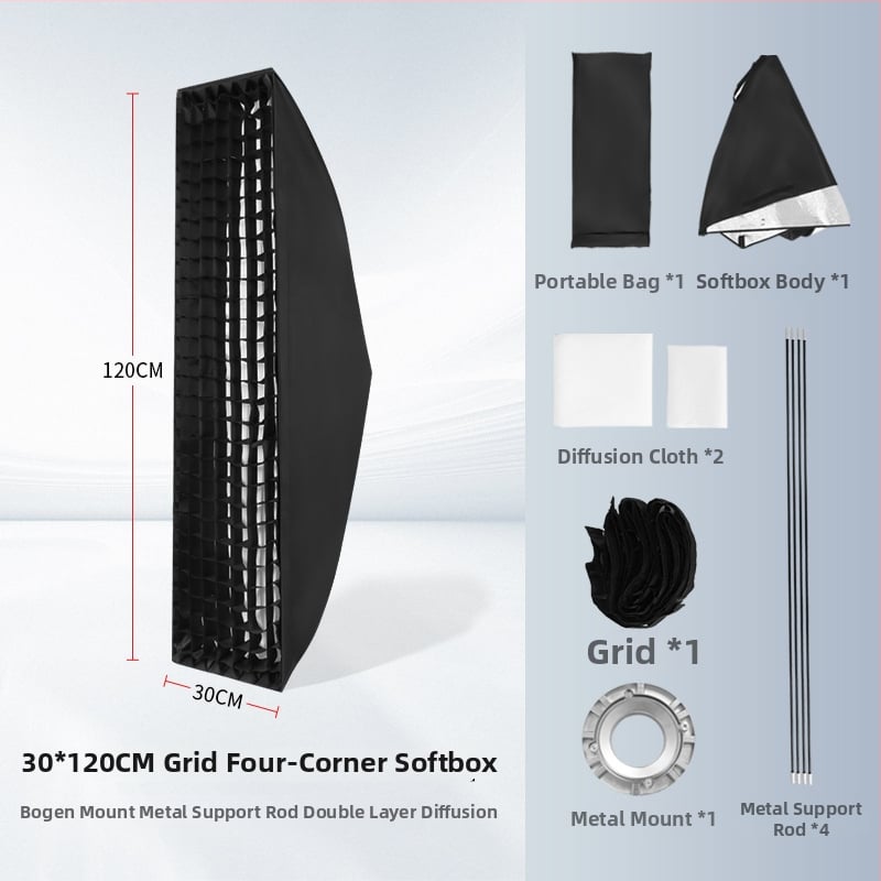 BR5656 Студио светлина, алуминиева сплав, максимално натоварване 2–5 кг, тегло 1 кг