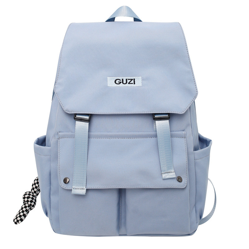Školska torba korejskog stila velikog kapaciteta s preklopom, unisex, najlon, 20-35 L