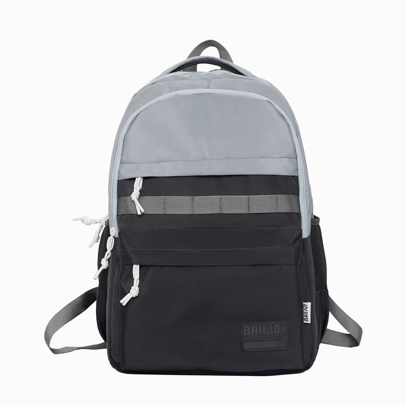 Unisex školski ruksak, street style, kapacitet 20–35L, najlon materijal, uzorak u usklađenim bojama, otpornost na habanje i smanjenje opterećenja