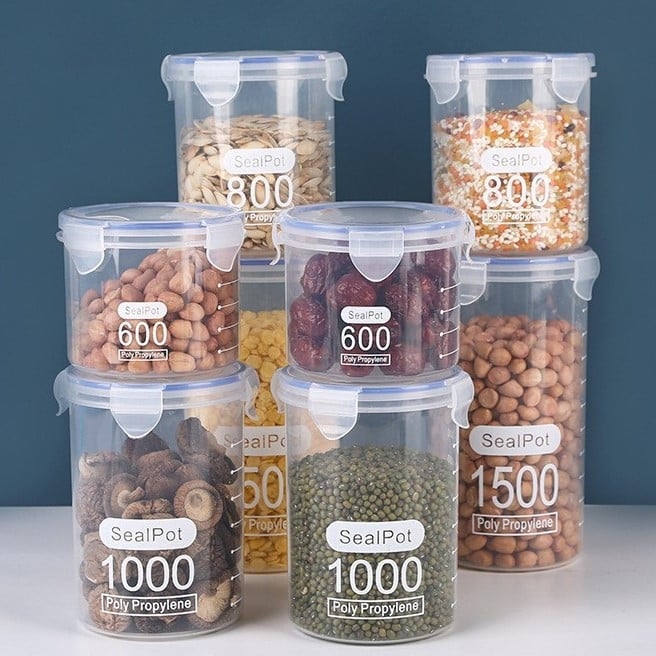 Okrugli PP hermetički spremnik za hranu – 501–800 ml, kuhinjska pohrana