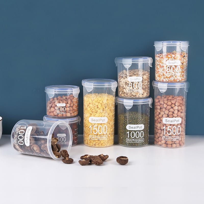 Okrugli PP hermetički spremnik za hranu – 501–800 ml, kuhinjska pohrana